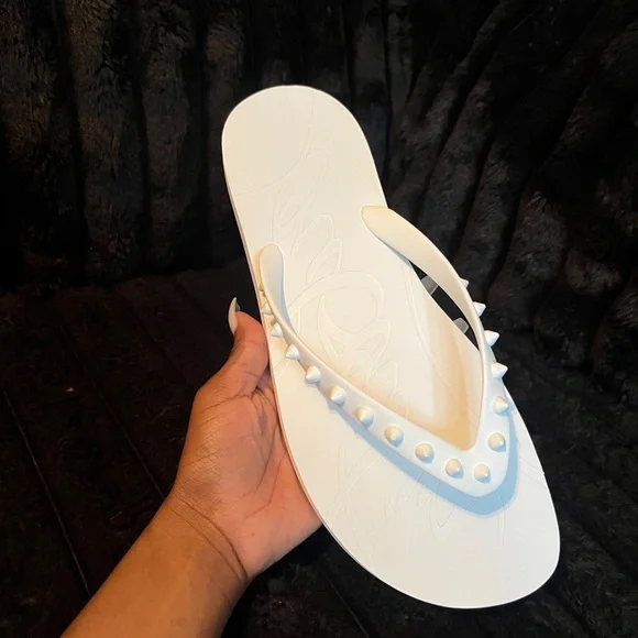 Christian Louboutin flip-flops